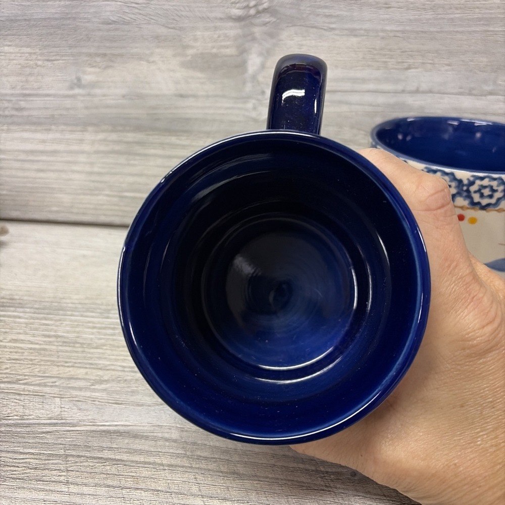 Temptations by Tara OLD WORLD BLUE Mug set of 2 - EUC (e9) - Picture 6 of 9